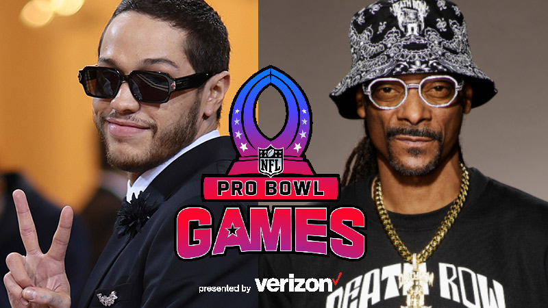Snoop Dogg & Pete Davidson 2023 NFL Pro Bowl Games Captains