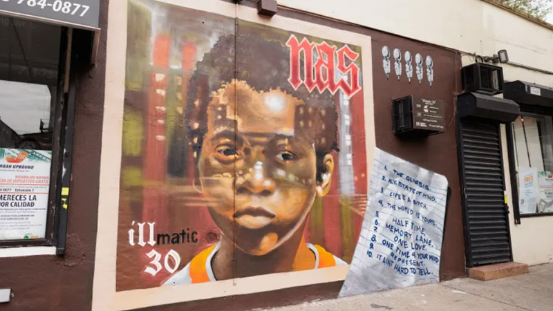 Nas Honored With Mural In Queensbridge For ‘Illmatic’s 30th Anniversary – Gets ‘Nas Day’